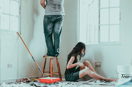 painting save money on home improvements