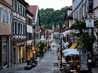 Street with Shops