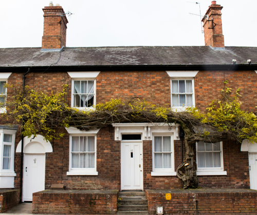 row of terrace houses