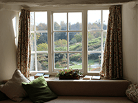 window and curtains