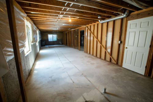 empty cellar ready for conversion