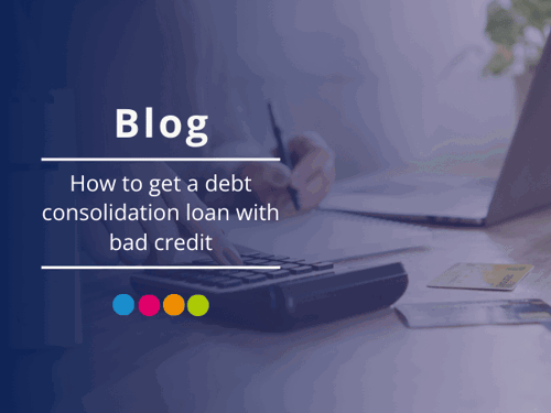 how to get a debt consolidation loan with bad credit