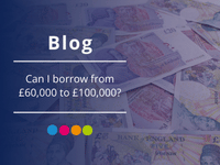 borrow large sum of money