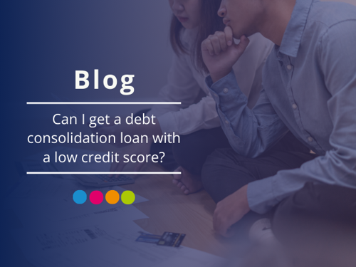 people thinking about low credit score debt consolidation loans